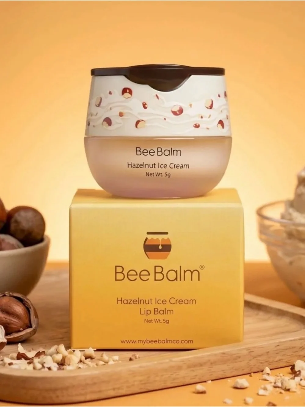 Limited Edition Bee Balm-Hazelnut Ice Cream Lip Balm